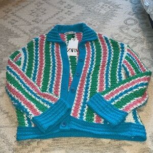 Zara crochet cardigan